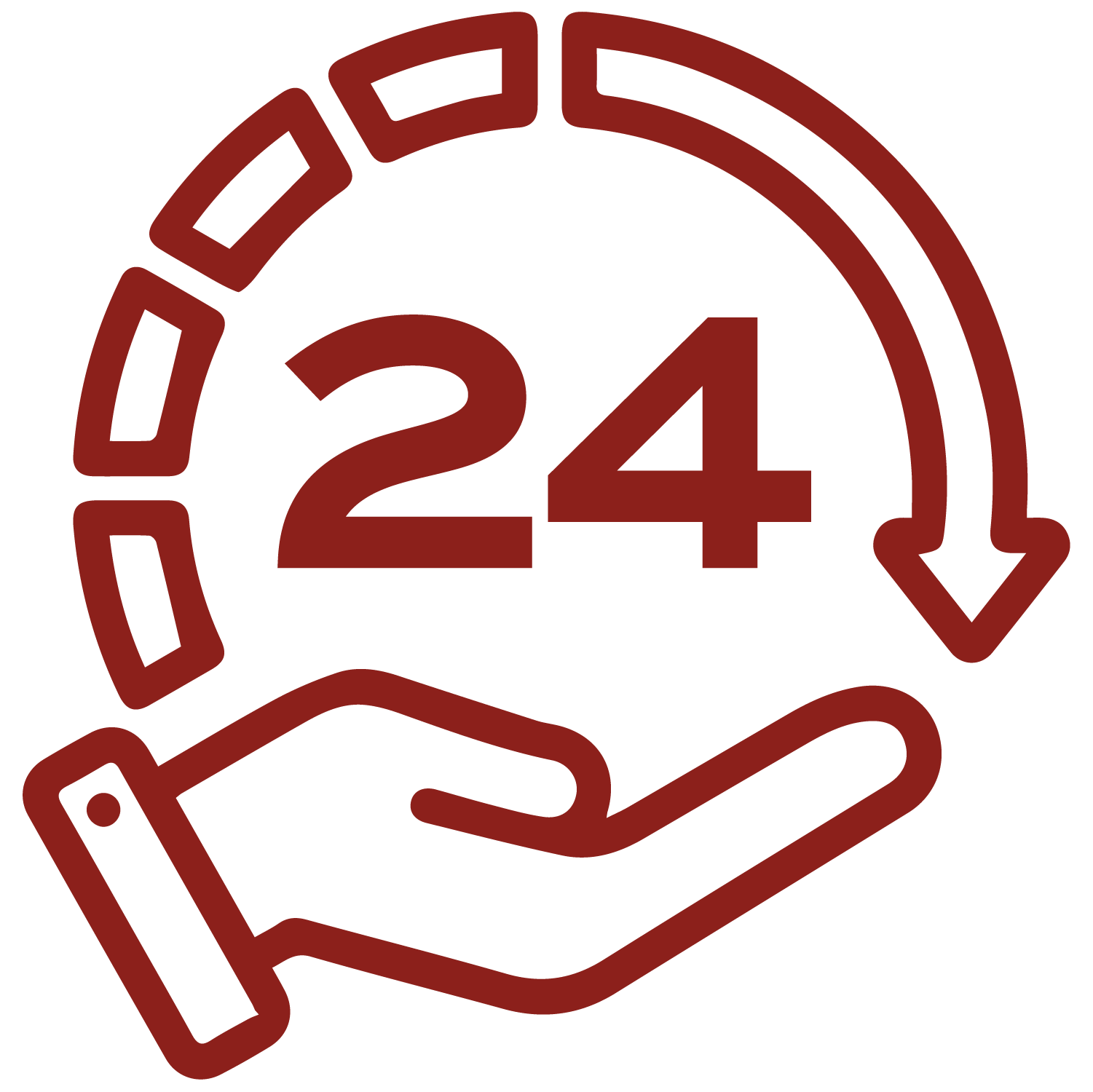 24-Hour Service icon